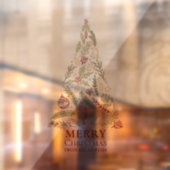 Autocollant Pour Fenêtre Joyeux Noël de tous à House Numéro (Feuille 2)