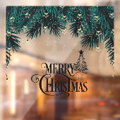 Autocollant Pour Fenêtre Joyeux Noël Fête (Feuille 2)