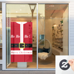 Autocollant Pour Fenêtre Joyeux Noël - Père Noël - Cadeaux Pour Tous