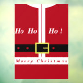 Autocollant Pour Fenêtre Joyeux Noël - Père Noël - Cadeaux Pour Tous (Feuille 3)