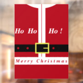 Autocollant Pour Fenêtre Joyeux Noël - Père Noël - Cadeaux Pour Tous (Feuille 2)