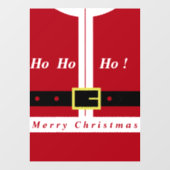 Autocollant Pour Fenêtre Joyeux Noël - Père Noël - Cadeaux Pour Tous (Feuille)