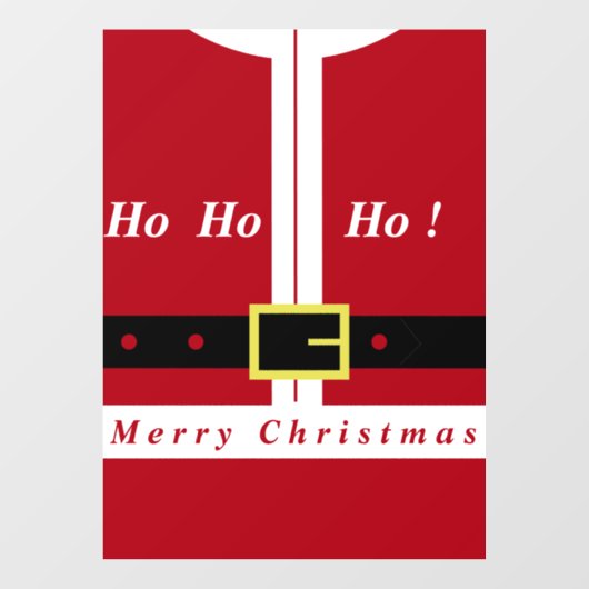 Autocollant Pour Fenêtre Joyeux Noël - Père Noël - Cadeaux Pour Tous (Feuille)