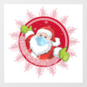 Autocollant Pour Fenêtre Joyeux Noël Santa Claus Claus fenêtre Classer (Feuille)