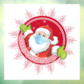 Autocollant Pour Fenêtre Joyeux Noël Santa Claus Claus fenêtre Classer (Feuille 3)