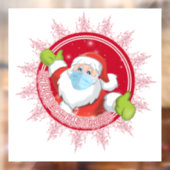 Autocollant Pour Fenêtre Joyeux Noël Santa Claus Claus fenêtre Classer (Feuille 2)