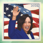 Autocollant Pour Fenêtre Kamala 2024 (Feuille 3)