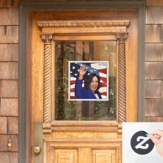 Autocollant Pour Fenêtre Kamala 2024 (Porte d'accueil)