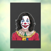 Autocollant Pour Fenêtre Kamala Harris Éffrayant Halloween Clown Election 2 (Feuille 3)