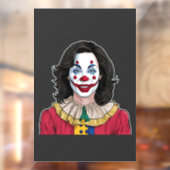 Autocollant Pour Fenêtre Kamala Harris Éffrayant Halloween Clown Election 2 (Feuille 2)