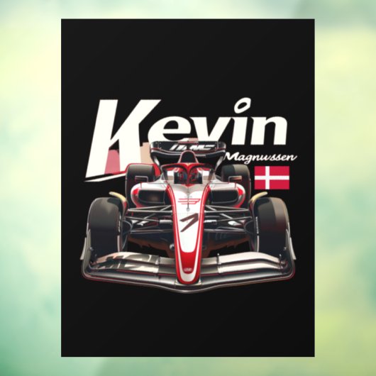 Autocollant Pour Fenêtre Kevin Magnussen, pilote de Formule 1, KMAG20 (Feuille 3)