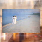 Autocollant Pour Fenêtre Kroyer - Soirée d'été sur Skagen Beach (Feuille 2)