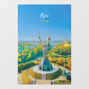 Autocollant Pour Fenêtre Kyiv, Ukraine - Monument de la mère Ukraine