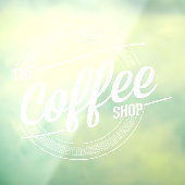 Autocollant Pour Fenêtre La Boutique De Café (Feuille 3)