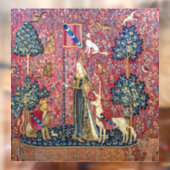 Autocollant Pour Fenêtre La Dame et la licorne, Touch (Feuille 2)