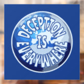 Autocollant Pour Fenêtre La Déception Est Partout (Feuille 2)