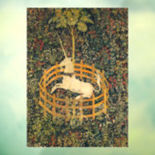 Autocollant Pour Fenêtre La licorne en captivité (Feuille 3)