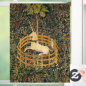 Autocollant Pour Fenêtre La licorne en captivité (Maison)
