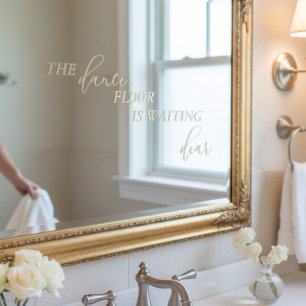 Autocollant Pour Fenêtre La piste de danse attend Cher Salle de bain de mar