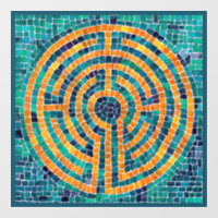 LABYRINTH II 12x12 Clôture de fenêtre