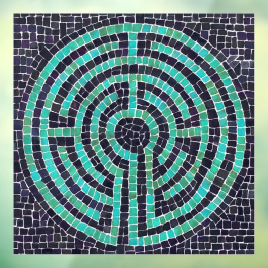 Autocollant Pour Fenêtre LABYRINTH III 12x12 Clôture de fenêtre (Feuille 3)