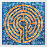 LABYRINTH IV 12x12 Clôture de fenêtre