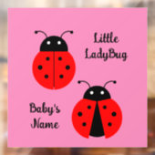 Autocollant Pour Fenêtre Ladybugs Window Cling (Feuille 2)