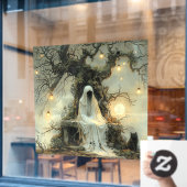 Autocollant Pour Fenêtre Lanternes de la Grove Oubliée (Fenêtre de café)