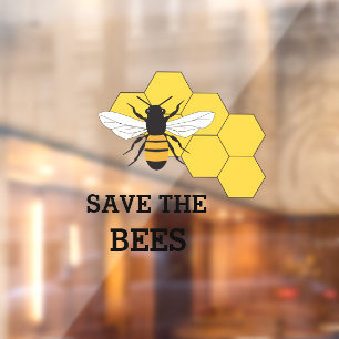 Autocollant Pour Fenêtre L'apiculteur Sauvez les abeilles
