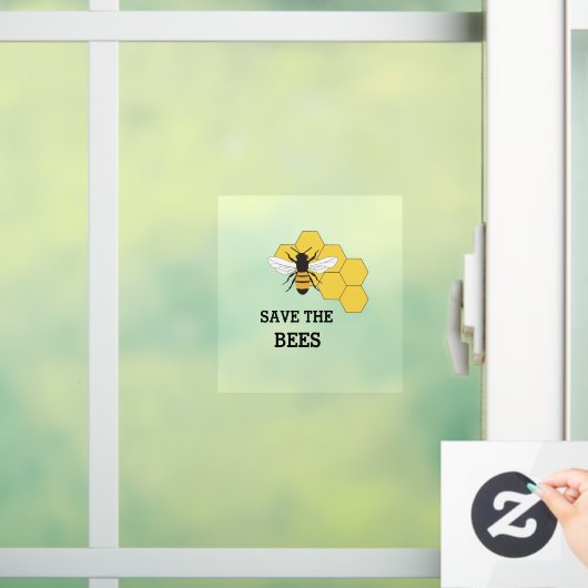 Autocollant Pour Fenêtre L'apiculteur Sauvez les abeilles (Maison)
