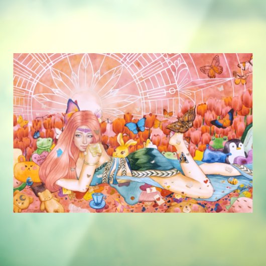 Autocollant Pour Fenêtre L'après-midi (Feuille 3)