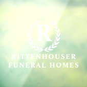 Autocollant Pour Fenêtre Laurel Wreath personnalisée (Feuille 3)