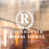 Autocollant Pour Fenêtre Laurel Wreath personnalisée (Feuille 2)