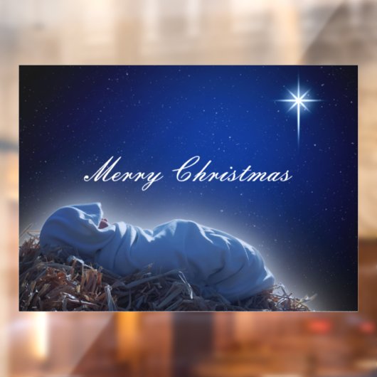 Autocollant Pour Fenêtre Le cadeau de Noël  (Feuille 2)