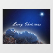 Autocollant Pour Fenêtre Le cadeau de Noël  (Feuille)