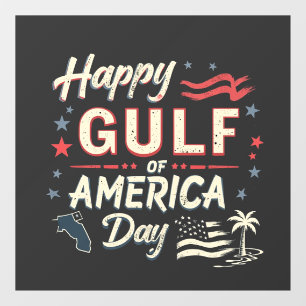 Autocollant Pour Fenêtre Le joyeux patriotique du Golfe de l'Amérique