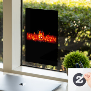 Autocollant Pour Fenêtre Le lettrage de SlipperyJoe's Halloween massivement