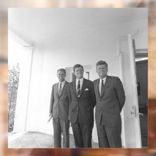 Autocollant Pour Fenêtre Le président John Kennedy et les frères American C