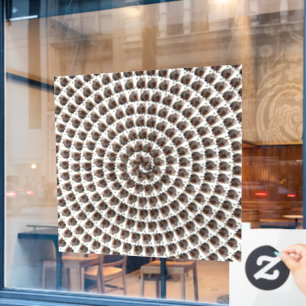 Autocollant Pour Fenêtre Le tourbillon de Wombat : une spirale de merveille