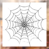 Autocollant Pour Fenêtre Le Web d'un simple araignée (Feuille 2)