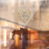 Autocollant Pour Fenêtre Les Deux et Daisy Heart Custom (Feuille 2)