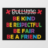 Autocollant Pour Fenêtre Les LGBT sont gentils (Feuille)