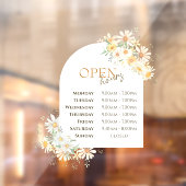 Autocollant Pour Fenêtre Les marguerites arch ouvert heures fenêtre clouer (Feuille 2)