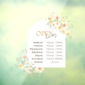 Autocollant Pour Fenêtre Les marguerites arch ouvert heures fenêtre clouer (Feuille 3)