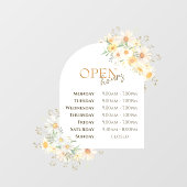 Autocollant Pour Fenêtre Les marguerites arch ouvert heures fenêtre clouer (Feuille)