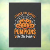 Autocollant Pour Fenêtre Les plus mignons citrouilles dans le patch profess (Feuille 3)