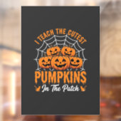Autocollant Pour Fenêtre Les plus mignons citrouilles dans le patch profess (Feuille 2)