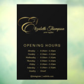 Autocollant Pour Fenêtre Lettre monogramme E Cheval en or (Feuille 3)