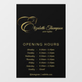 Autocollant Pour Fenêtre Lettre monogramme E Cheval en or (Feuille)