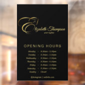 Autocollant Pour Fenêtre Lettre monogramme E Cheval en or (Feuille 2)